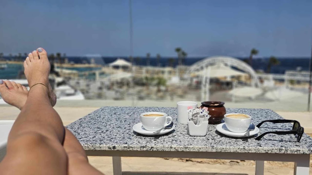 Takie miejsce dziś wybraliśmy na drugą kawę - Hurghada Hotel Albatros Citadel Resort  40tka Barbary
