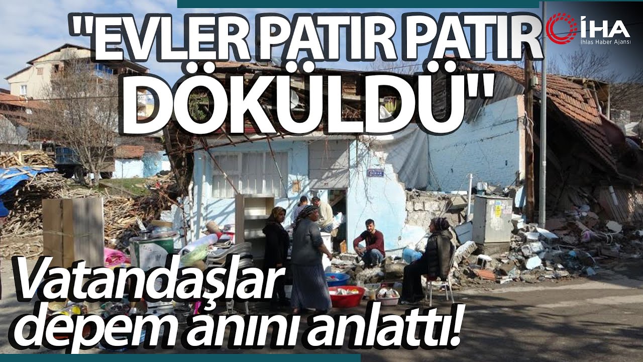 Depremde Evleri Yıkılan Vatandaşlar Yaşadıklarını Anlattı: Evler Patır Patır Döküldü