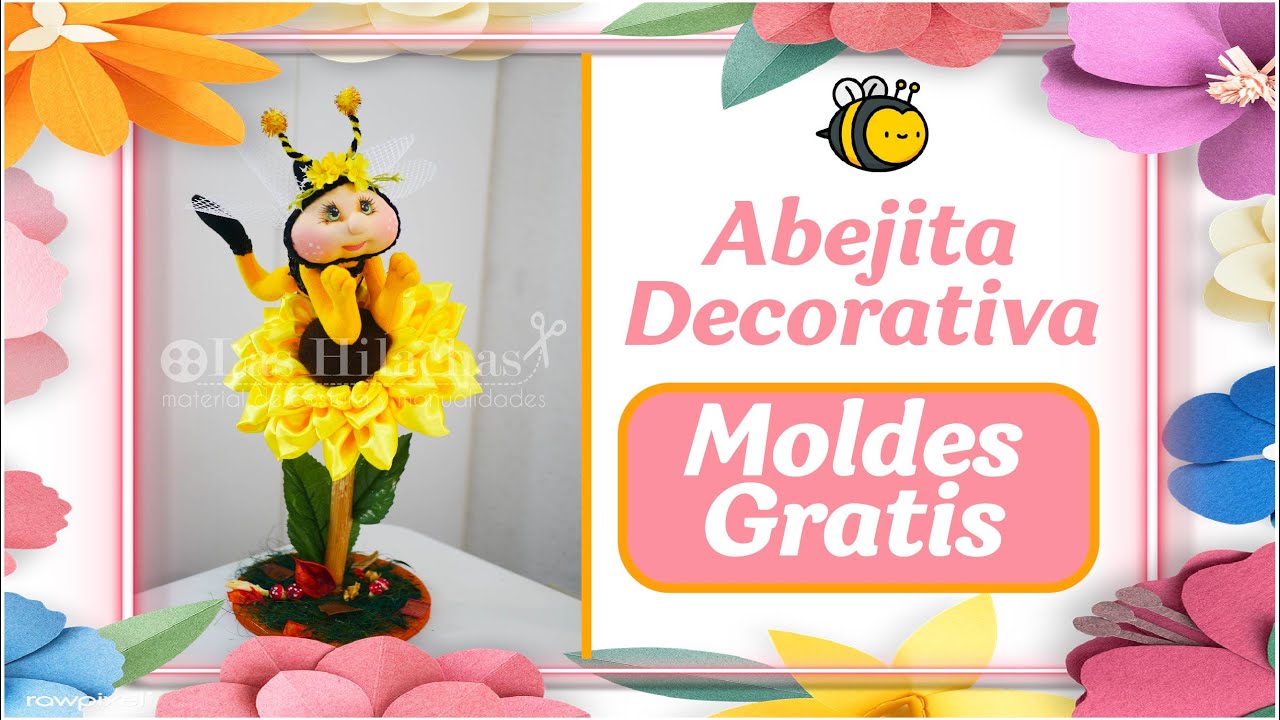 🐝🌻#Tutorial - Abejita Decorativa