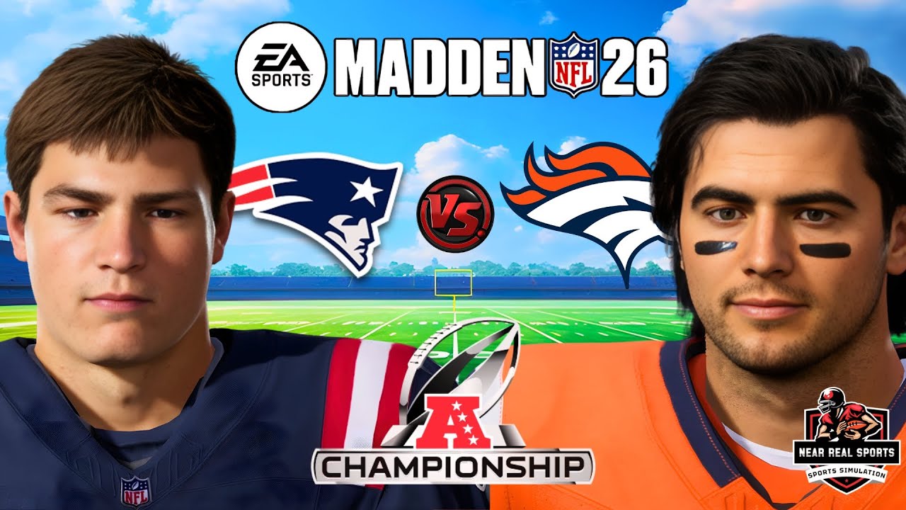 «Патриоты» против «Бронкос» | Чемпионат НФЛ | Прогнозы на Madden 26