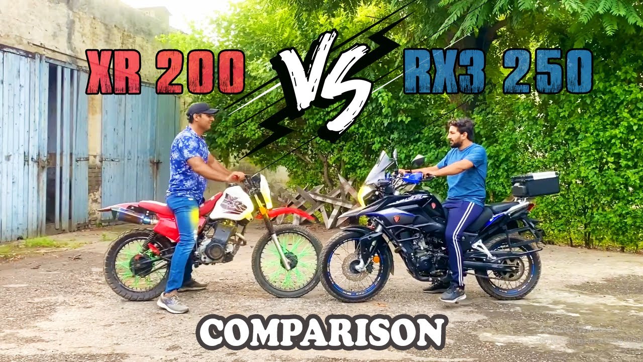 HONDA XR200 VS ZONGSHIN RX3 250 | COPMARISON | TRAIL | TOURING BIKE | DIRT #salmanxone #trending