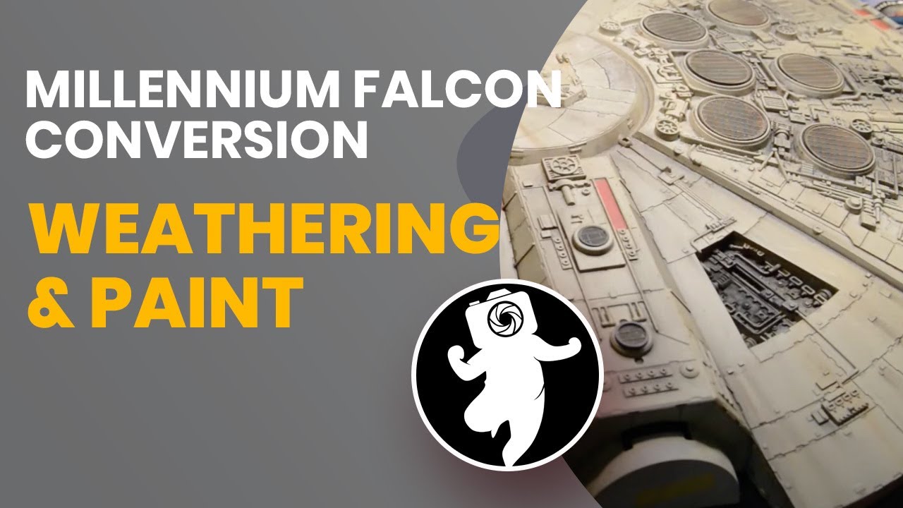 Millennium Falcon Hasbro Conversion - Paint and Weathering
