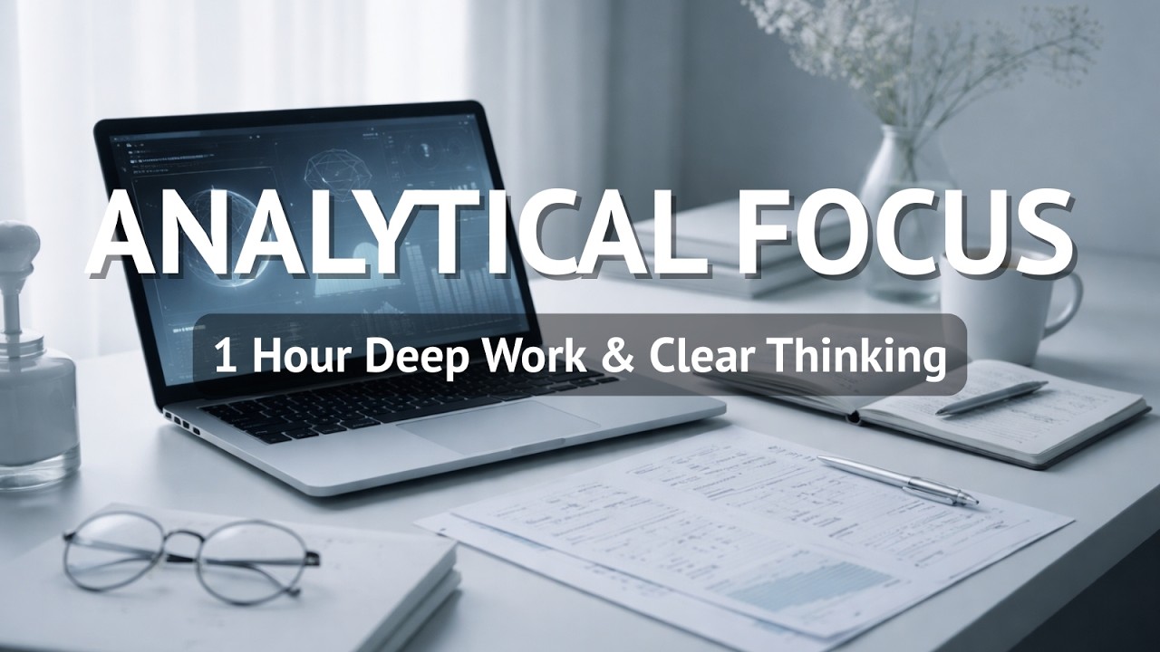1 Hour Analytical Focus – Deep Focus Ambient for Clear Thinking
