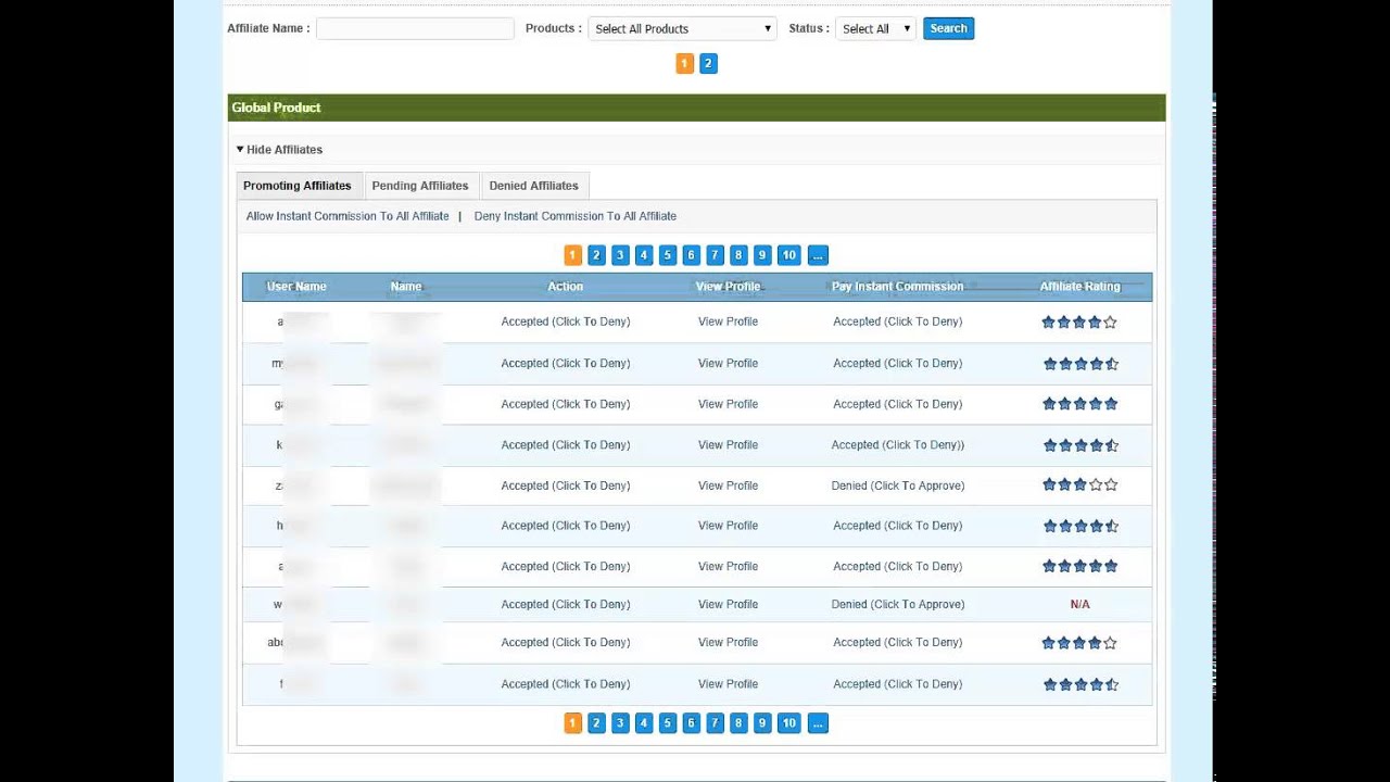 PayGear Affiliate Rating System (Awesome For Instant Commission)