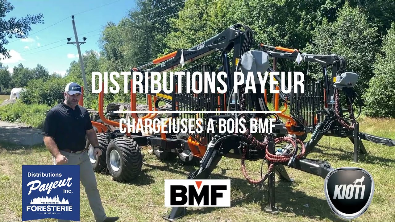 Distributions Payeur Chargeuses a bois BMF