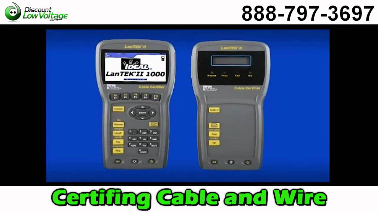 How To Certify Cat6 Cable | Discount-Low-Voltage.com