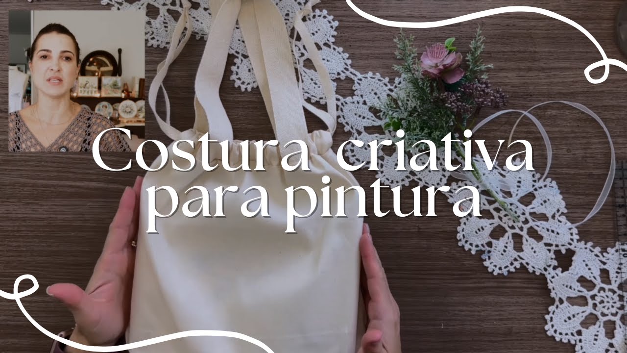 Como costurar uma Ecobag Artesanal para Guardar seu Planner | Aquarela em Algodão