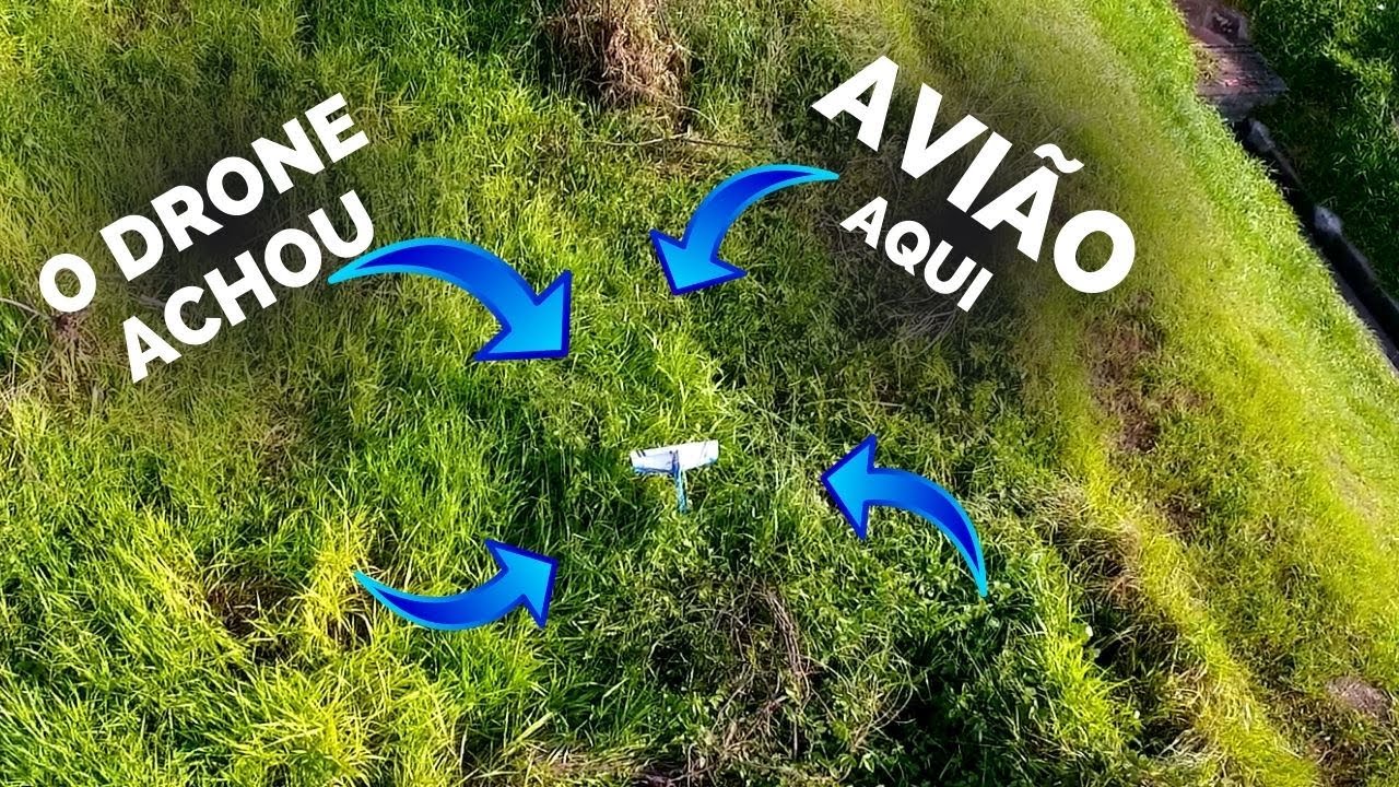 DRONE acha AVIÃO que CAIU na MATA