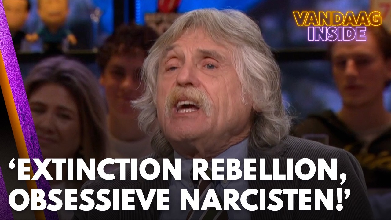 Johan Derksen hekelt nieuwe actie van Extinction Rebellion: 'Het zijn obsessieve narcisten!'