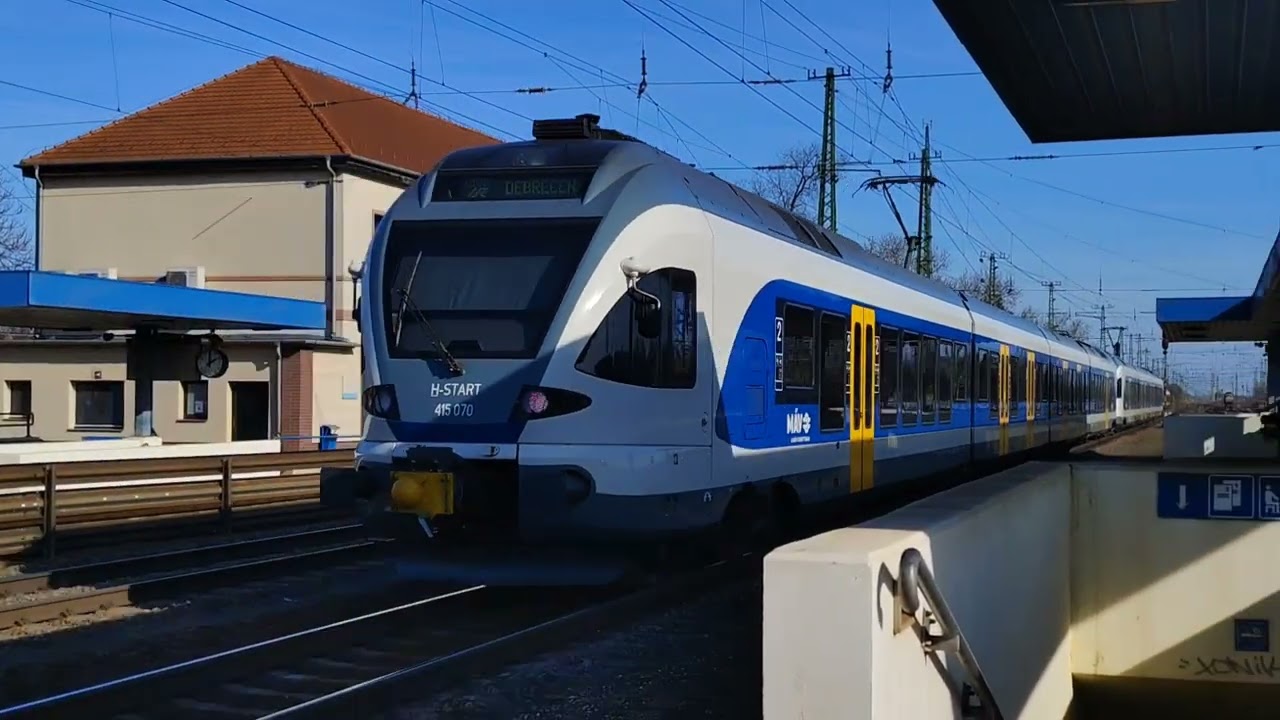Vonatok Szolnokon, Szajolon 