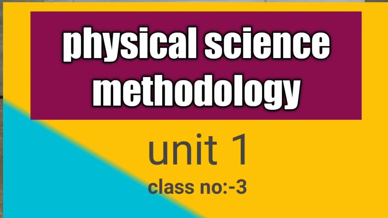 physical science methodology classes for Gurukula exam and CTET, B. Ed purposes