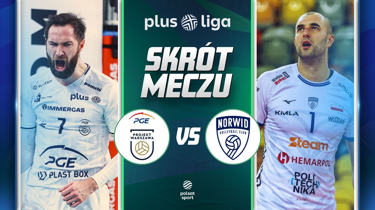 SKRÓT: PGE PROJEKT WARSZAWA - STEAM HEMARPOL POLITECHNIKA CZĘSTOCHOWA | PLUSLIGA