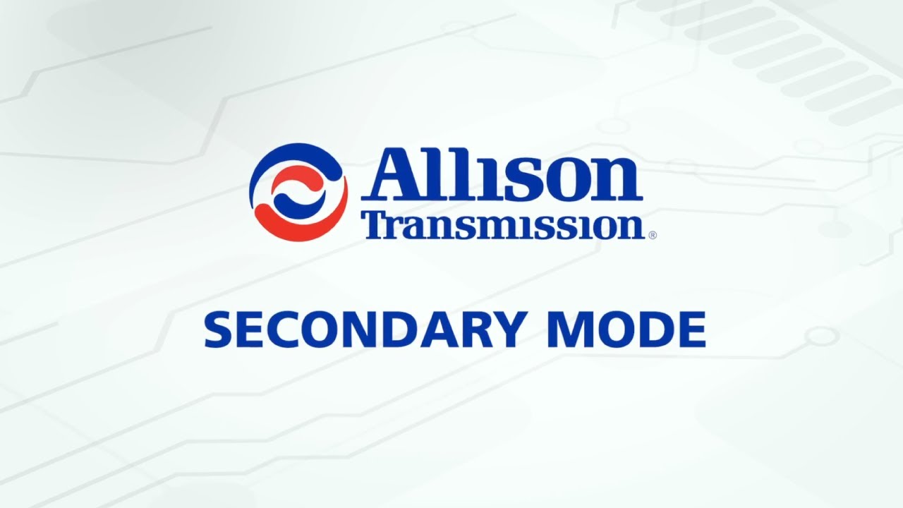 Secondary Mode - I/O Function