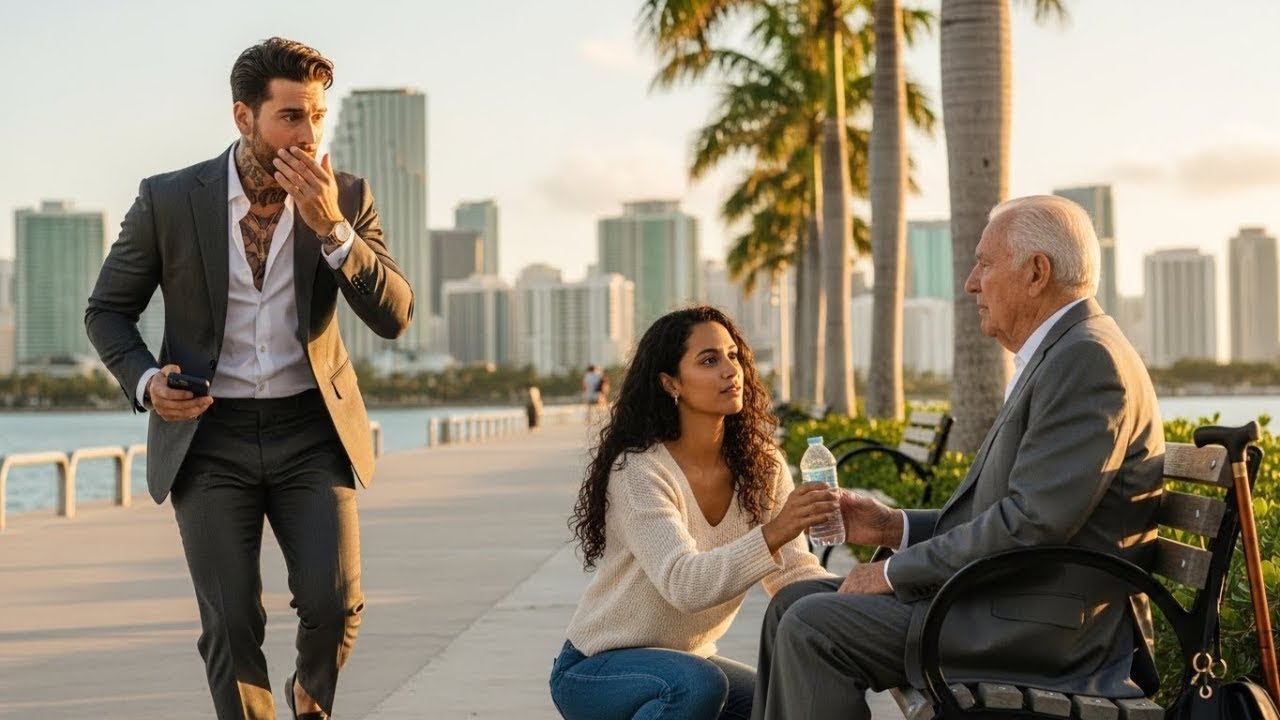 She Offered Water to a Trembling Stranger — Not Knowing He Was the Mafia Boss’s Grandfather Whom