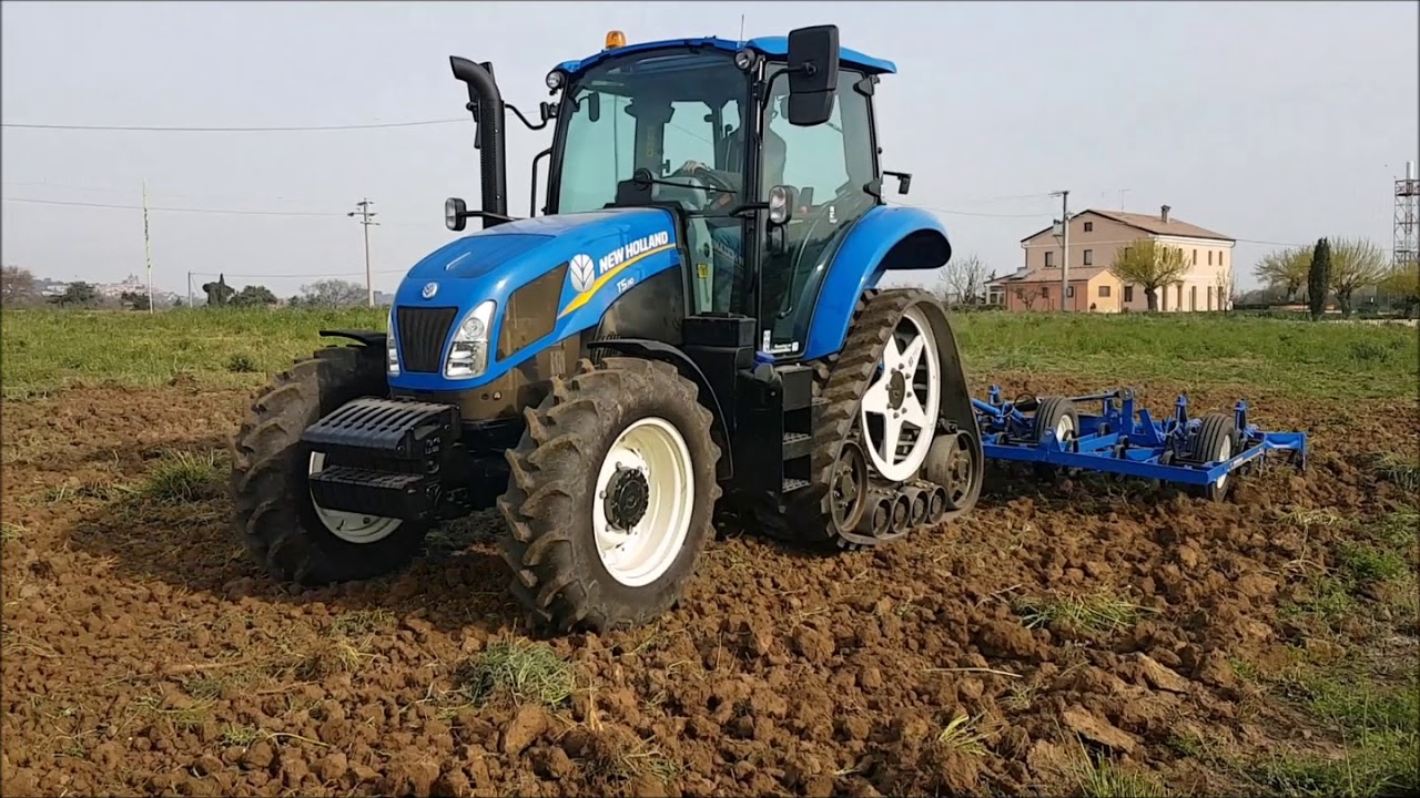 New Holland T5.110 Utility Smart-Trax + Vibro New Holland 4 mt