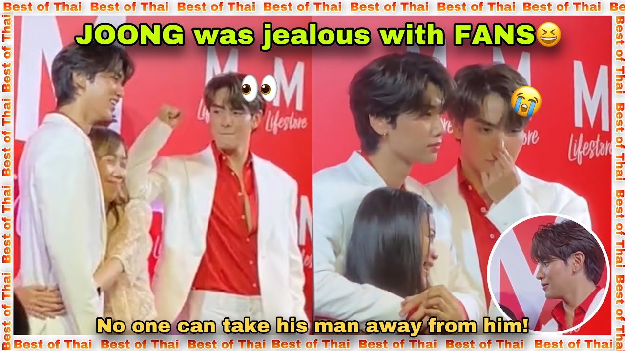 Joong Reacts to Fans Being CLINGY and TOUCHY to His Man|What He Usually Does When They Eat Together?