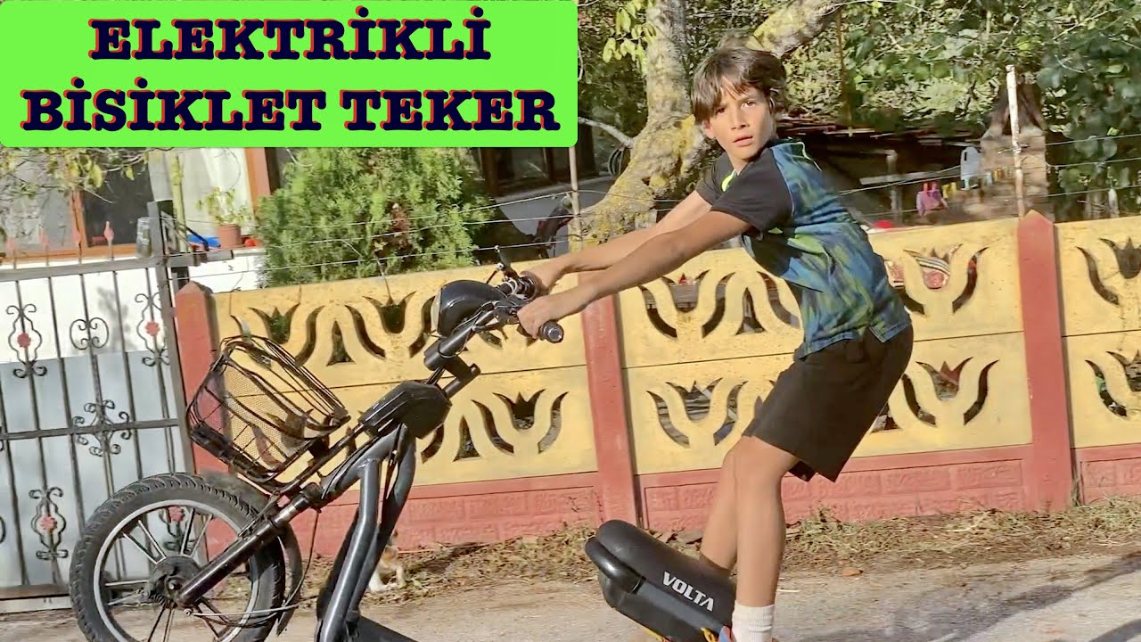 Elektrikli Bisikletle Tek Teker HÜSO