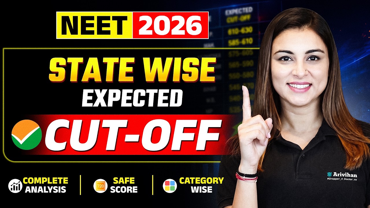 RE-NEET 2026 State Wise Cutoff 🔥| MBBS Safe Score Revealed | Anushka Mam