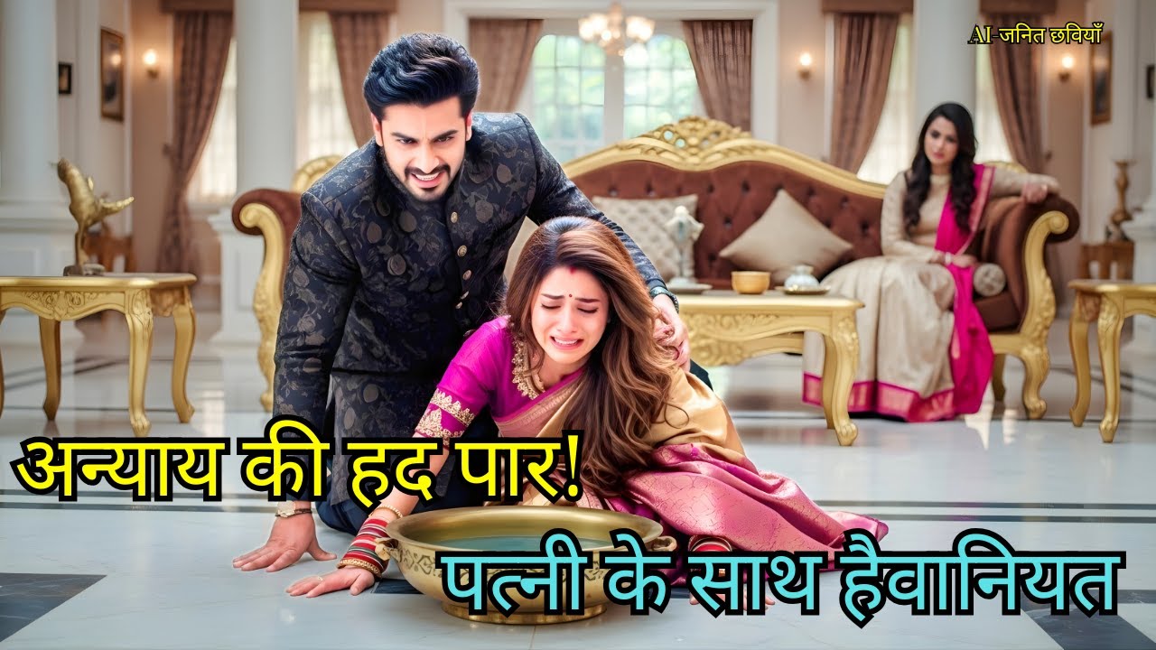 प्रेमिका को खुश करने के लिए पति ने पत्नी को पैरों का पानी पीने पर मजबूर किया, फिर भयानक अंजाम!