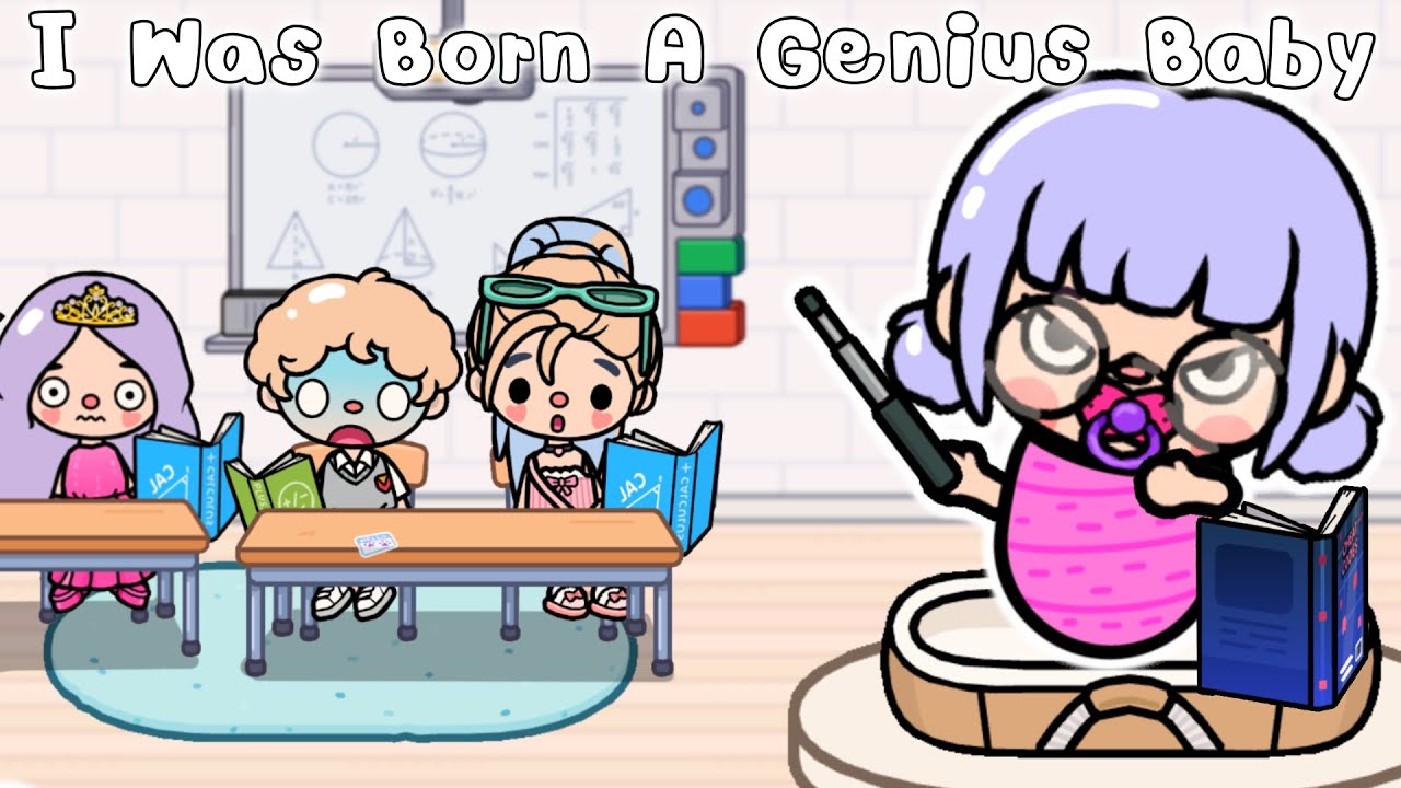 I Was Born A Genius Baby 🍼😎| Toca Life Story | Toca Boca