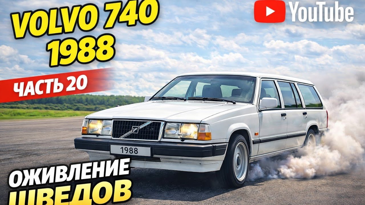 VOLVO 740 1988 год. ЧАСТЬ 20 ОЖИВЛЕНИЕ ШВЕДА