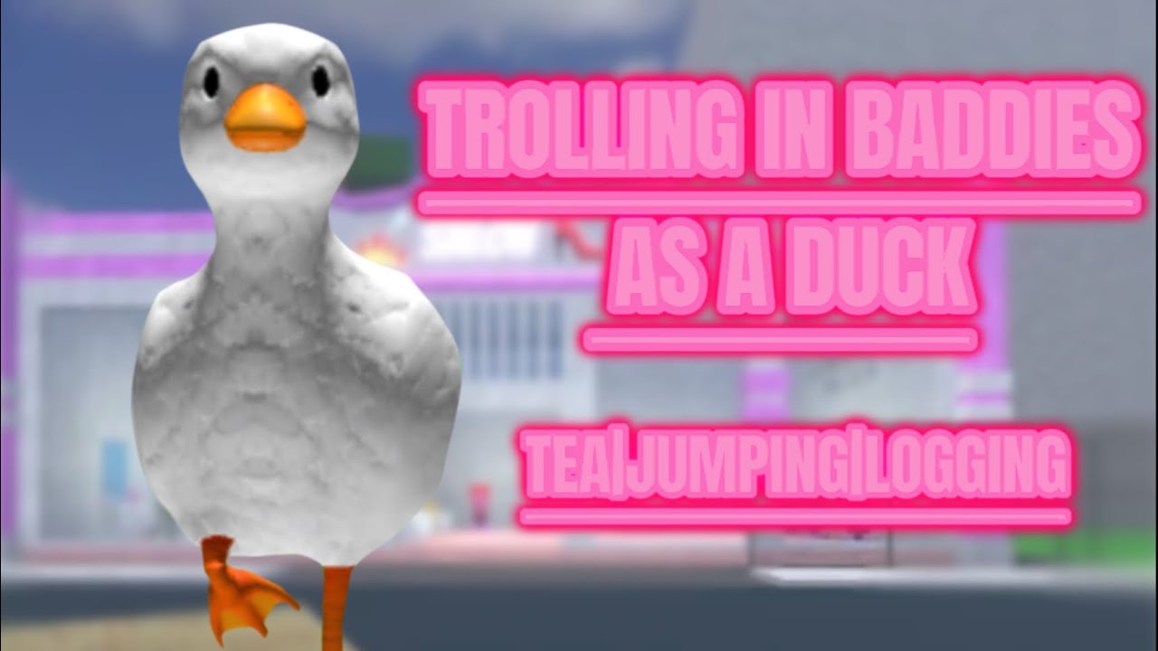 TROLLING IN BADDIES AS A DUCK! (i got jumped..?) #roblox #rblx #fypシ゚viral #fyp #baddiesroblox