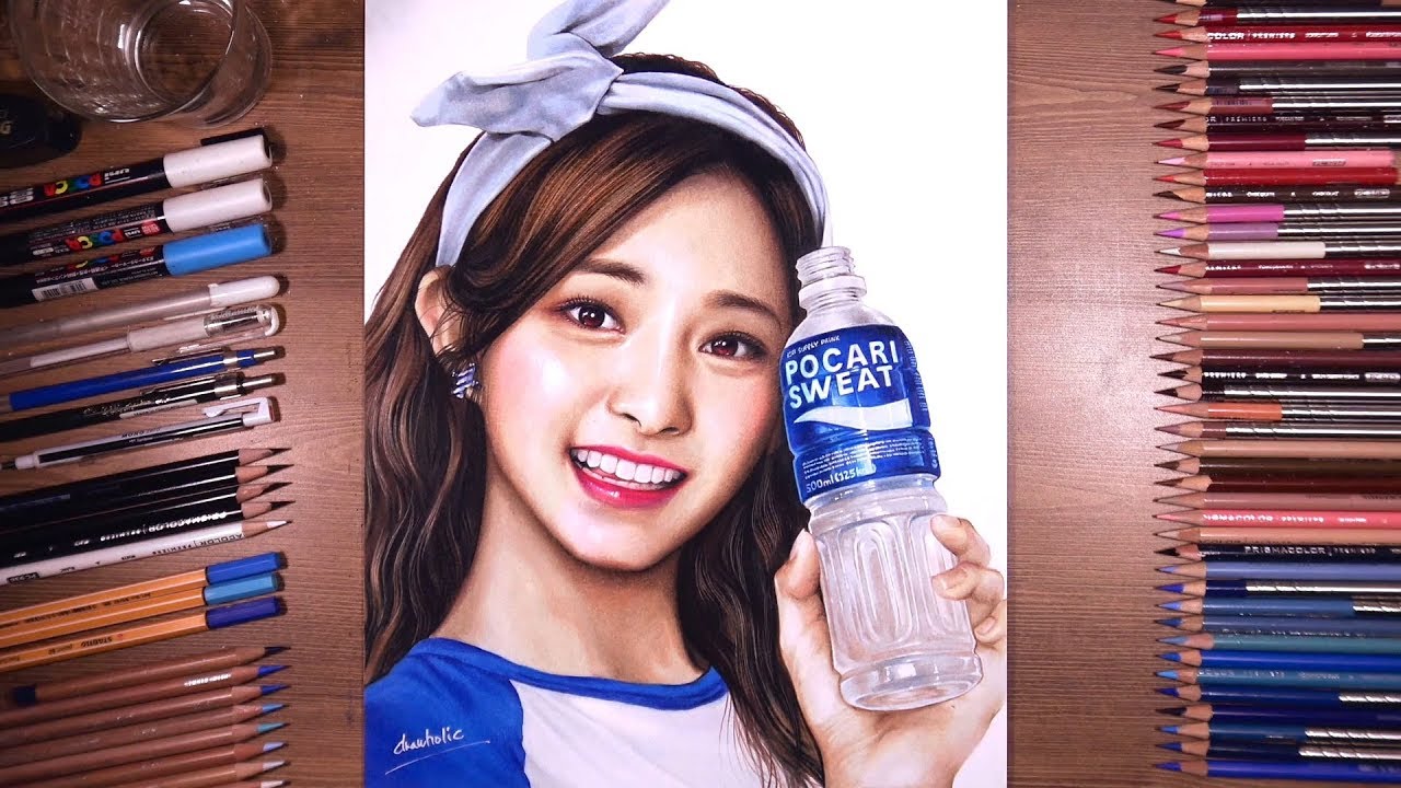 [포카리챌린지] Twice Tzuyu 손그림으로 만나보는 쯔위!