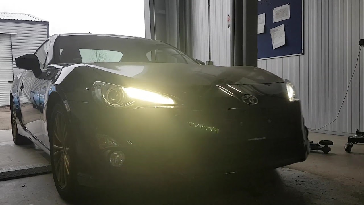 Electric Toyota GT86 first test drive