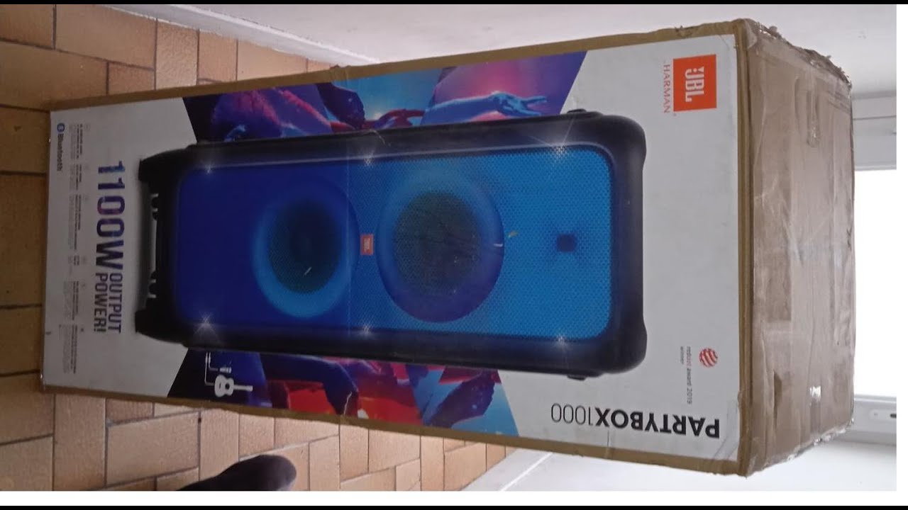 JBL PartyBox 1000 unboxing