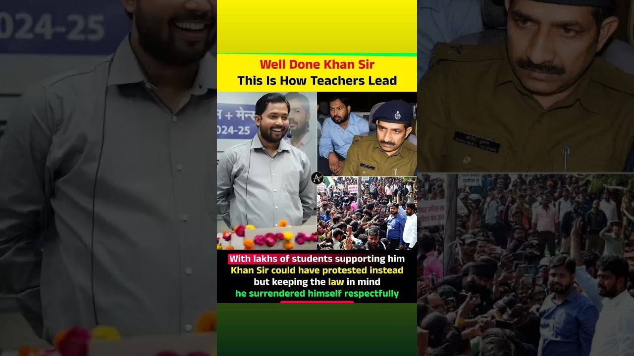 Khan Sir&rsquo;s decision to surrender before the court has drawn attention from many supporters.