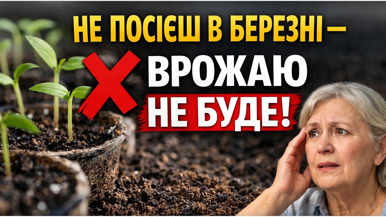 БЕРЕЗЕНЬ НАСТАВ! 20 культур, які ТРЕБА посіяти на розсаду, щоб не залишитись без врожаю