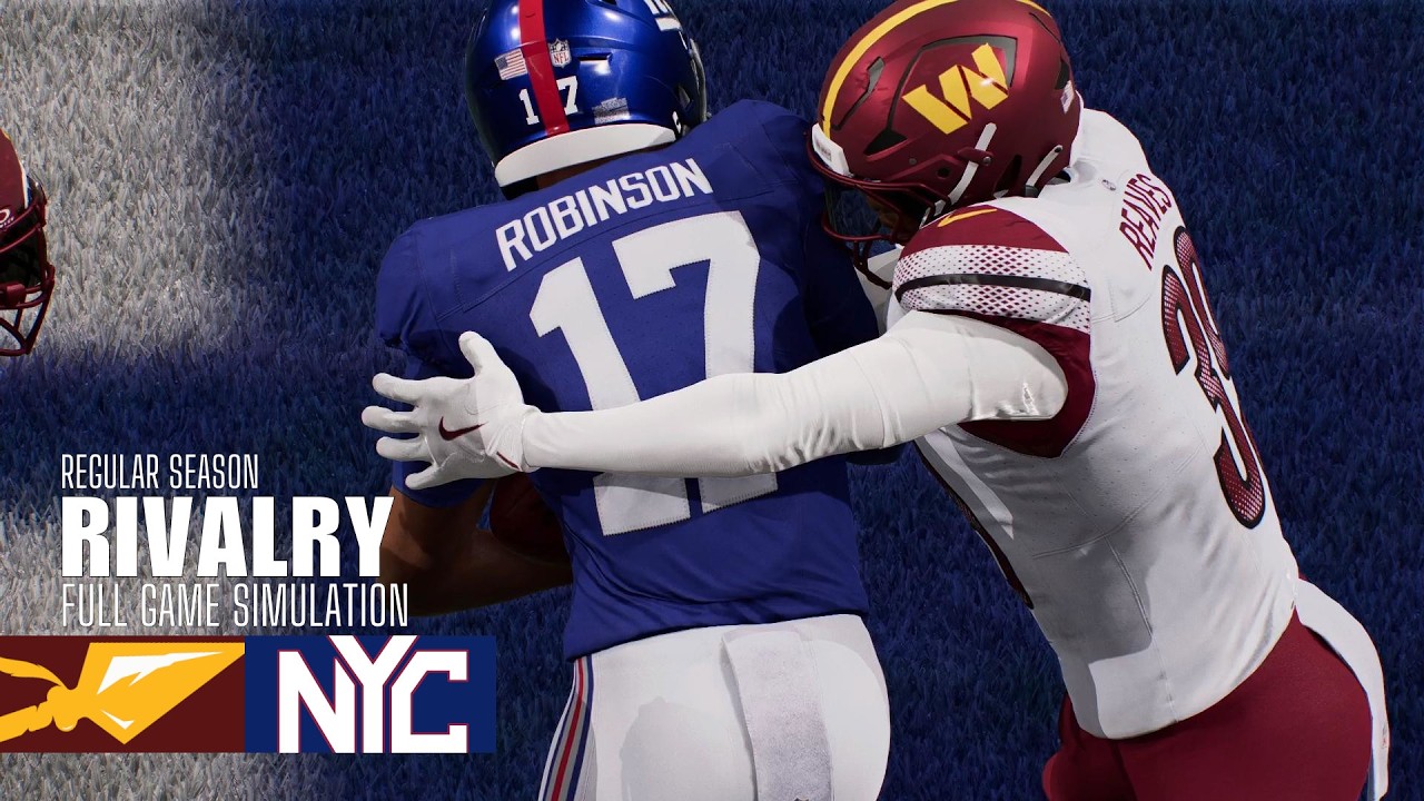 Commanders vs. Giants | 2026 Rivalry Game | Madden NFL 26 Simulation