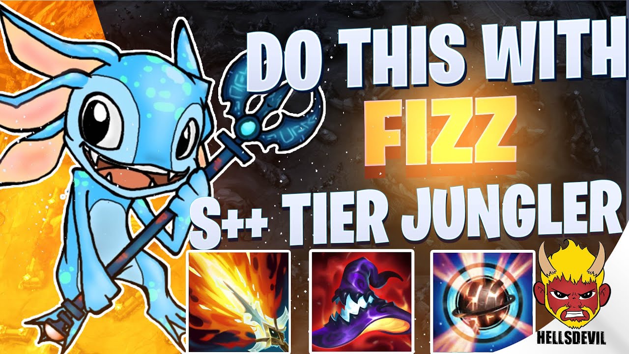 WILD RIFT | JUNGLE FIZZ IS S++ TIER IF YOU DO THIS! | FIZZ Gameplay | Guide & Build