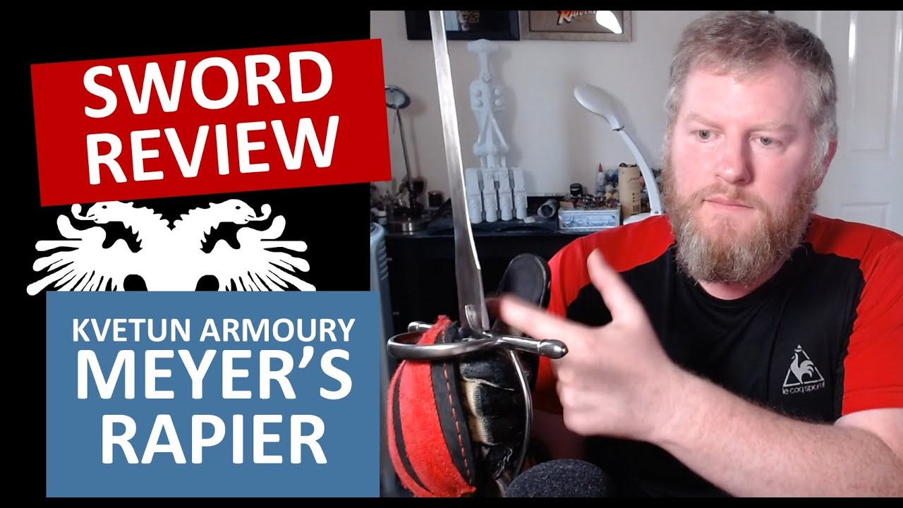 First look and initial review on the Kvetun Armoury steel 'Meyer Rapier' sidesword