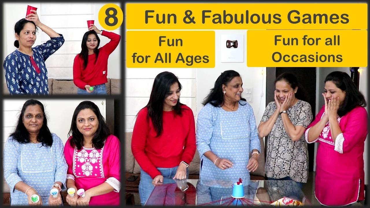 8 Fun and Fabulous Games for Your Next Party | New year games | Kitty Party Games for Ladies (2025)