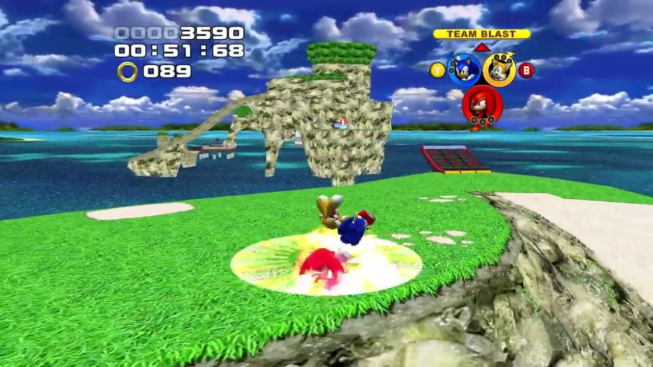 Emerald Coast in Sonic Heroes