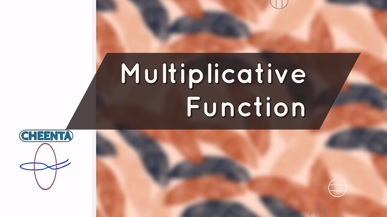 Multiplicative Function || Number Theory || ISI BMath 2006 Problem 2 Part 1
