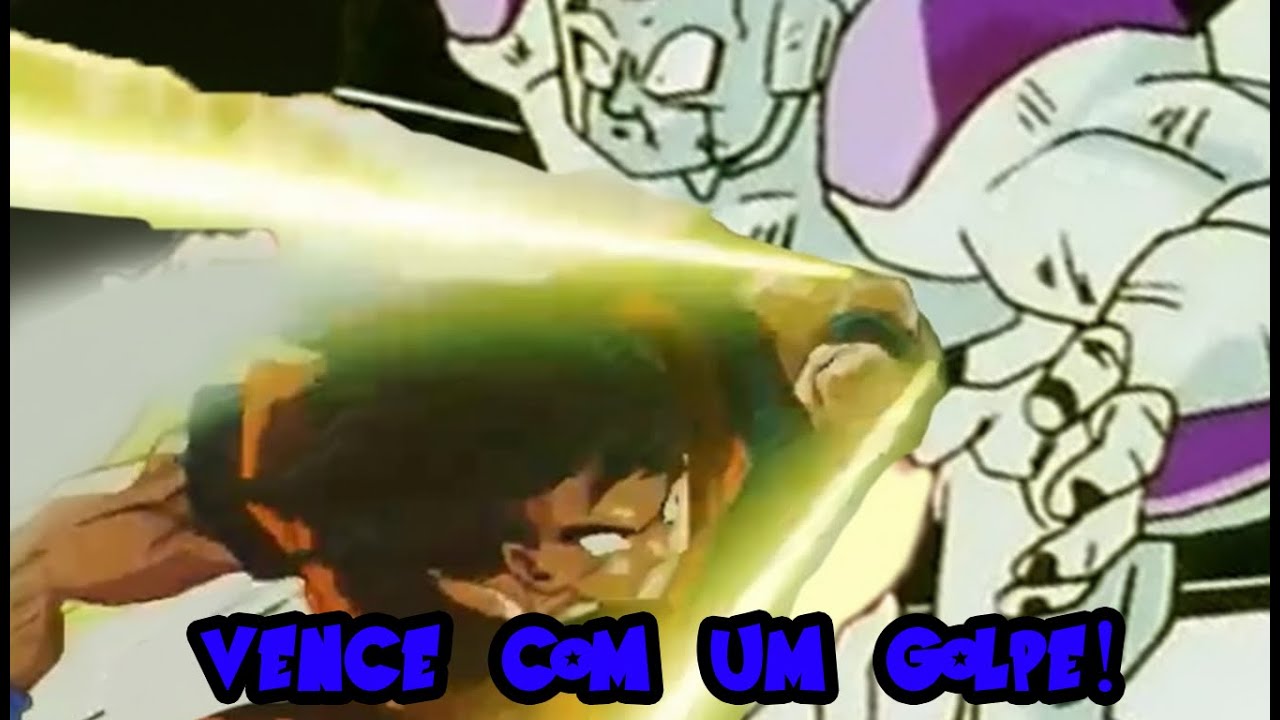 GOKU BASE  SAGA BUU VENCE FREEZA DE NAMEKUSEI COM APENAS UM GOLPE!