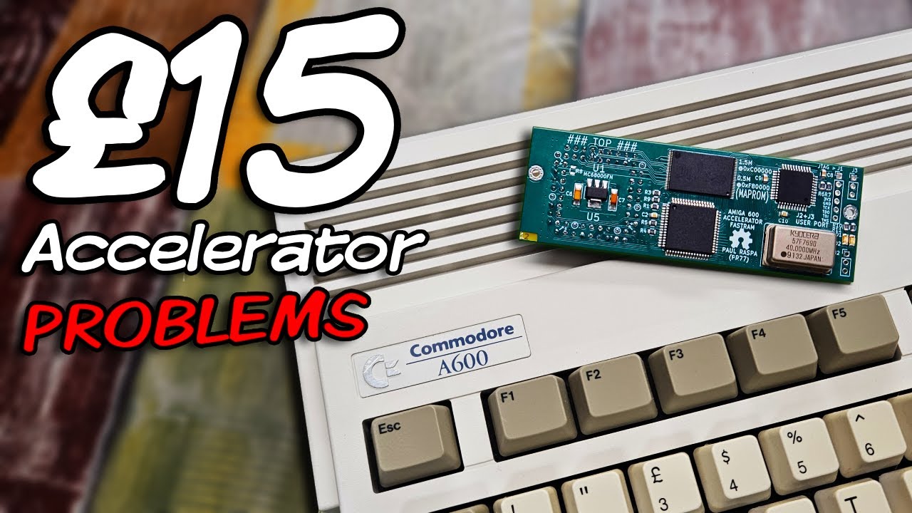 Building, testing and hitting problems with a CHEAP Amiga 600 ACCELERATOR