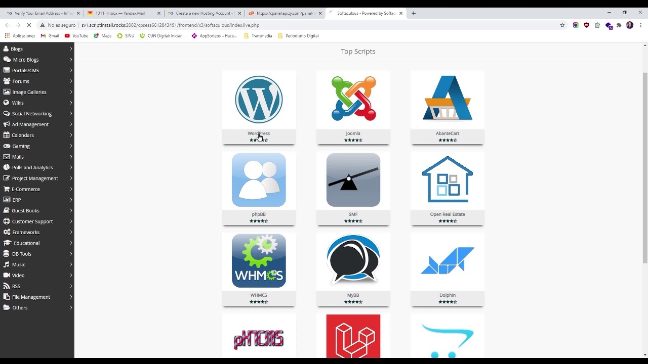 Tutorial - Hosting y Wordpress Con InfinityFree