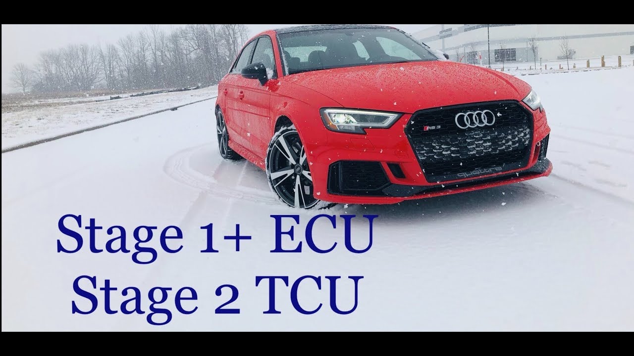 Audi RS3 Unitronic Stage 1+ ecu/ stage 2 TCU driving review
