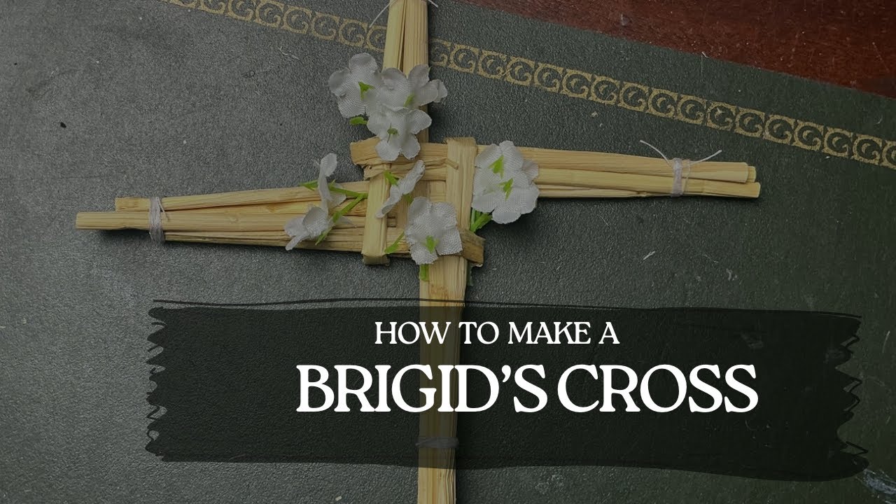 how to make a Brigid’s cross - Imbolc crafts