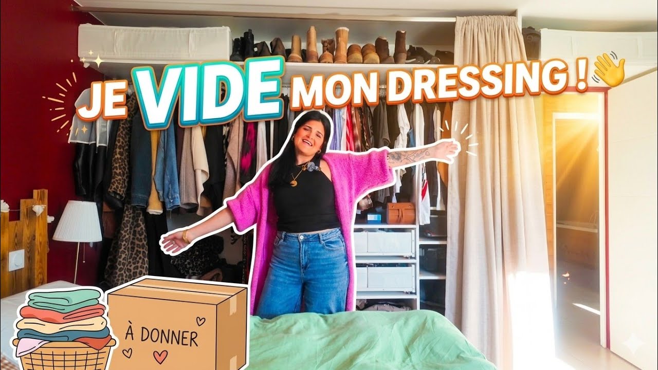 Je tri & r&eacute;organise mon dressing pour l'&eacute;t&eacute;☀️