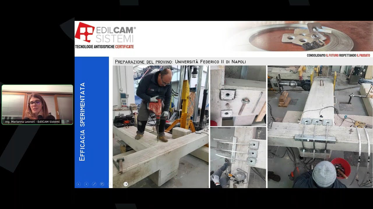 Le cuciture attive CAM: la tecnologia con nastri inox per il miglioramento sismico - EdilCAM Sistemi