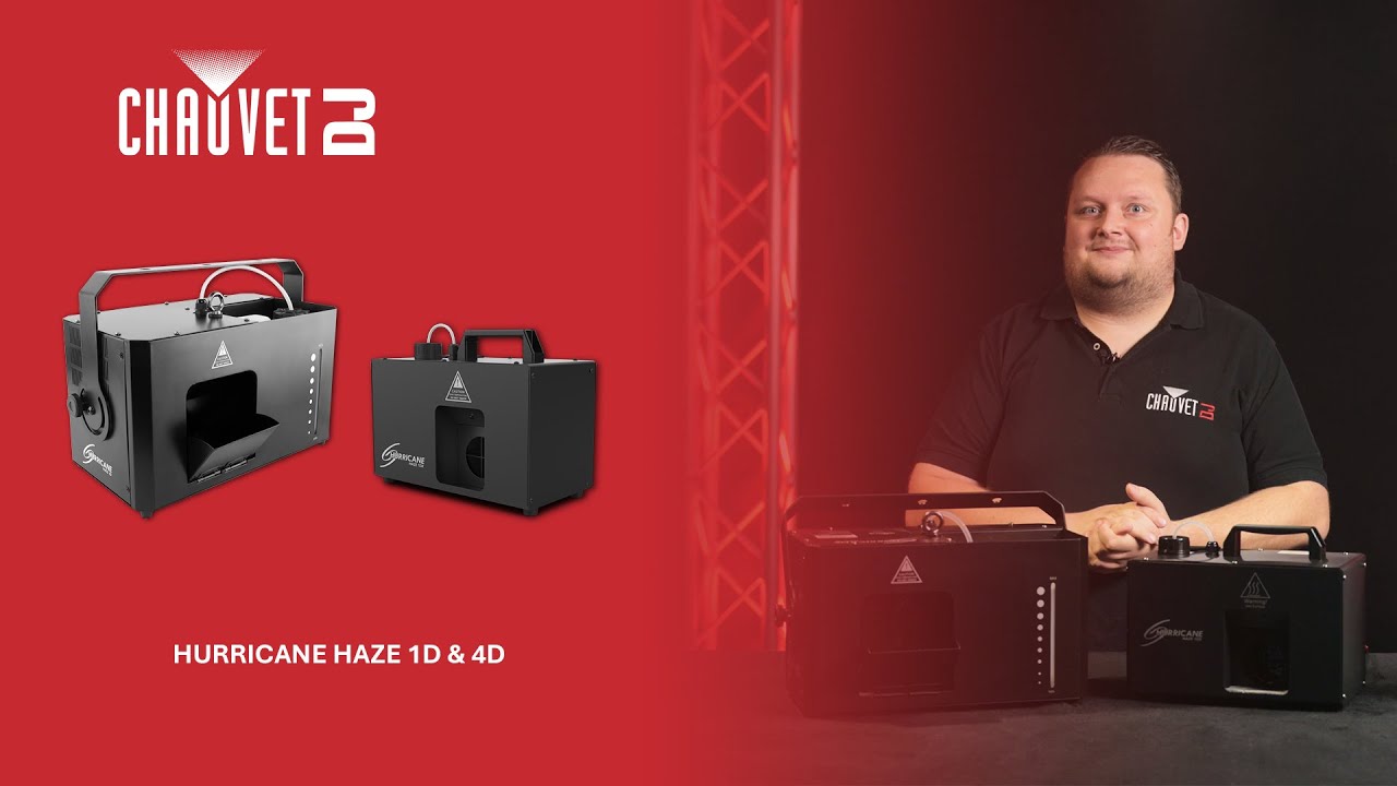 Vergleich Chauvet DJ Haze 1DX und Hurricane Haze 4D