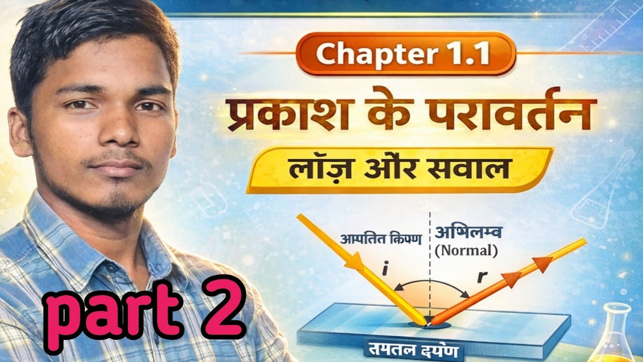 प्रकाश का परावर्तन (Reflection of Light) | Class 10th 2026-27 | 