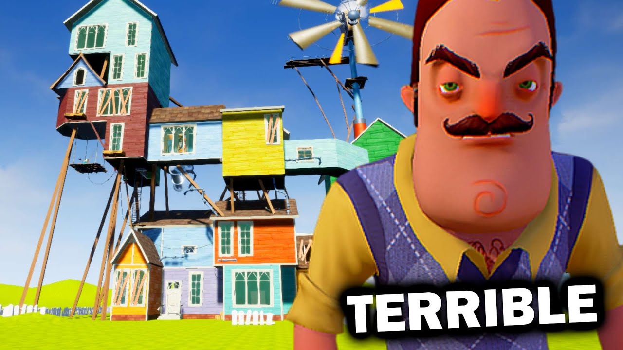 Playing The Most Frustrating Hello Neighbor Mod
