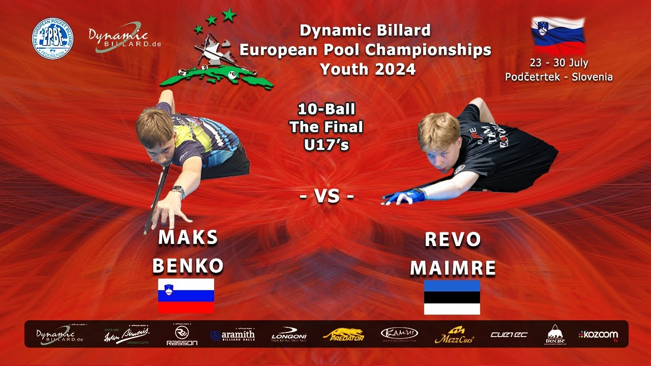 Day 4: The 10-ball FINAL; Dynamic Billard European Pool Championships Youth 2024.