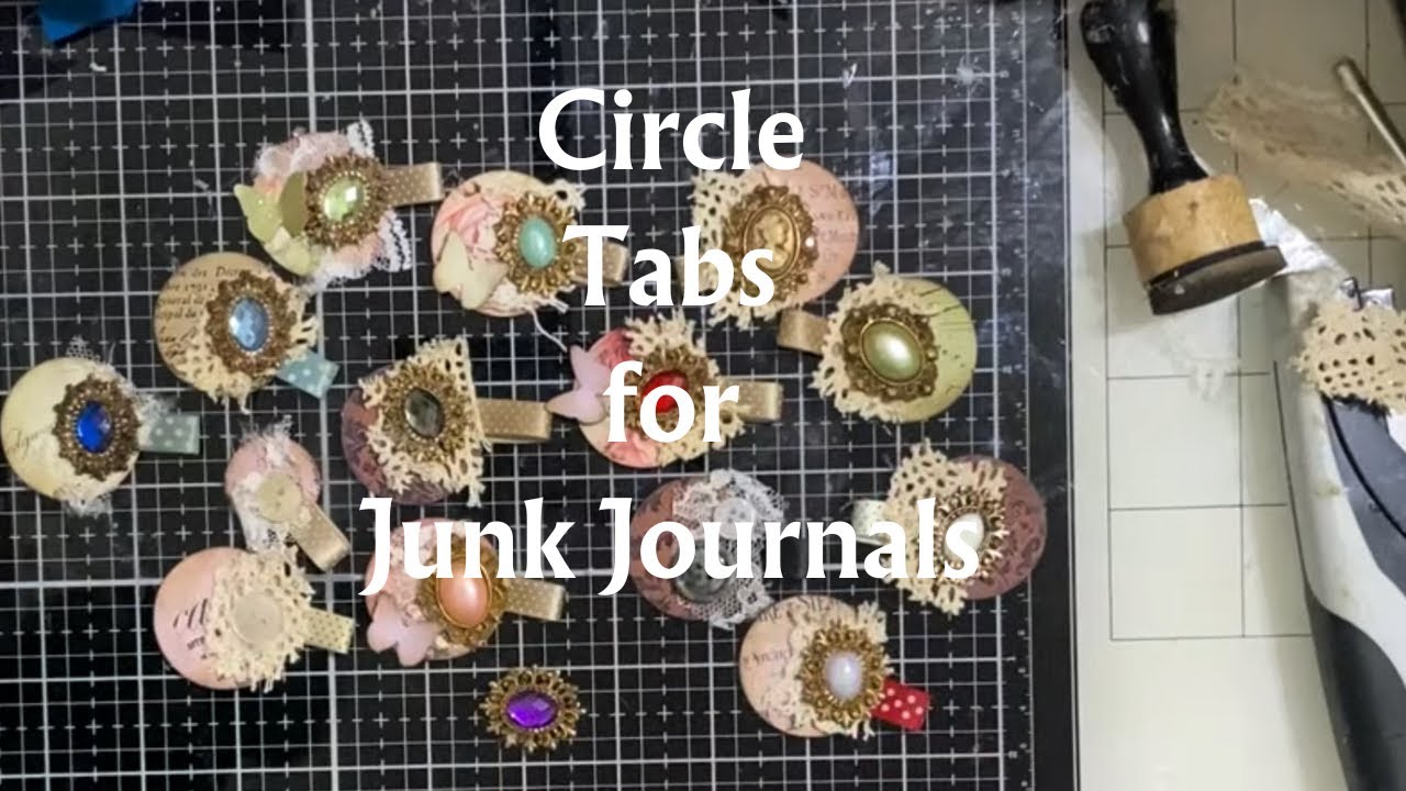 Circle Page Tabs for Junk Journals