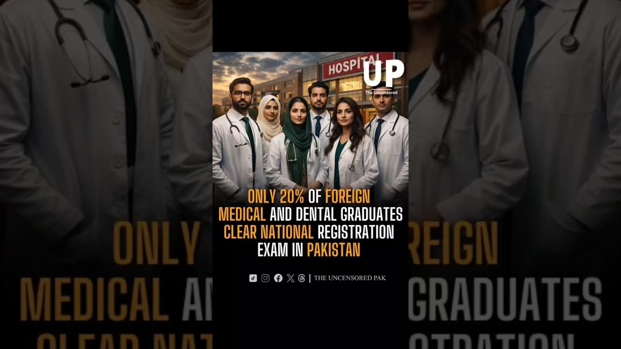 PAKISTANI FOREIGN DOCTORS FAILED IN NRE EXAMS